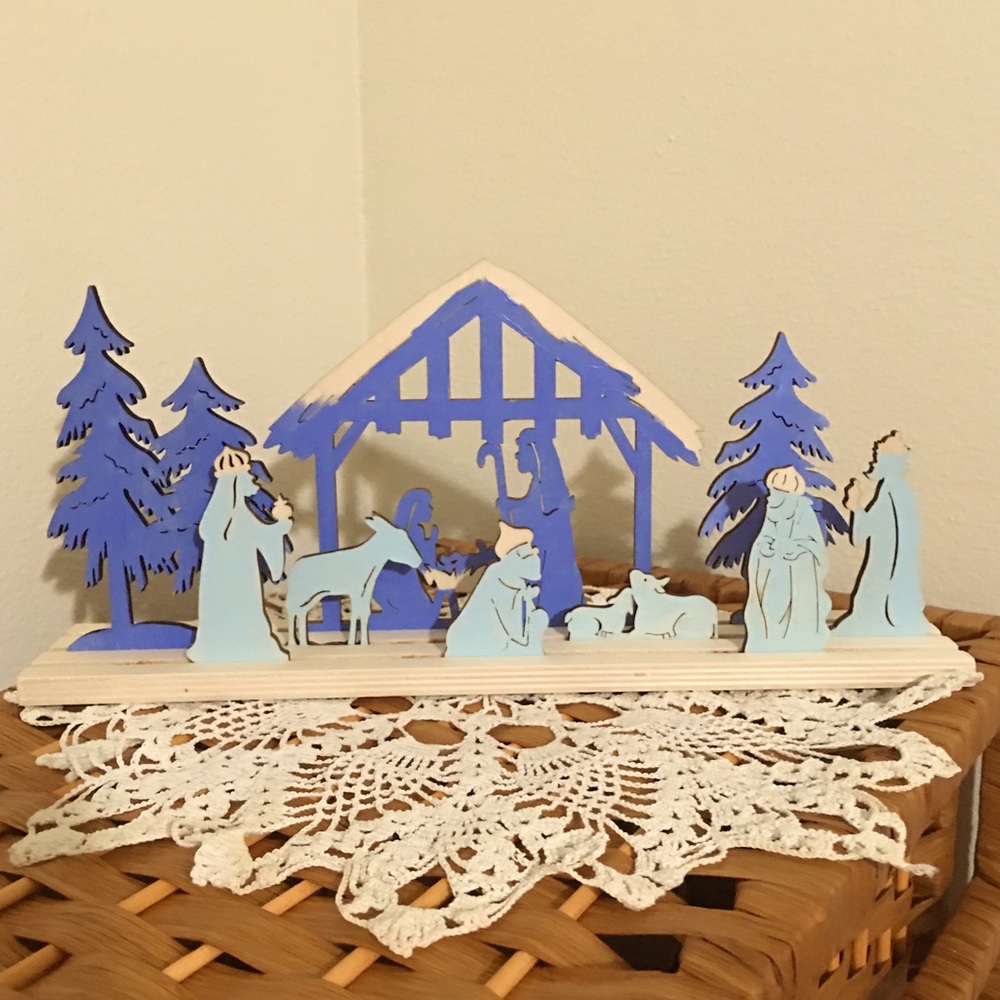 Wooden Nativity Set